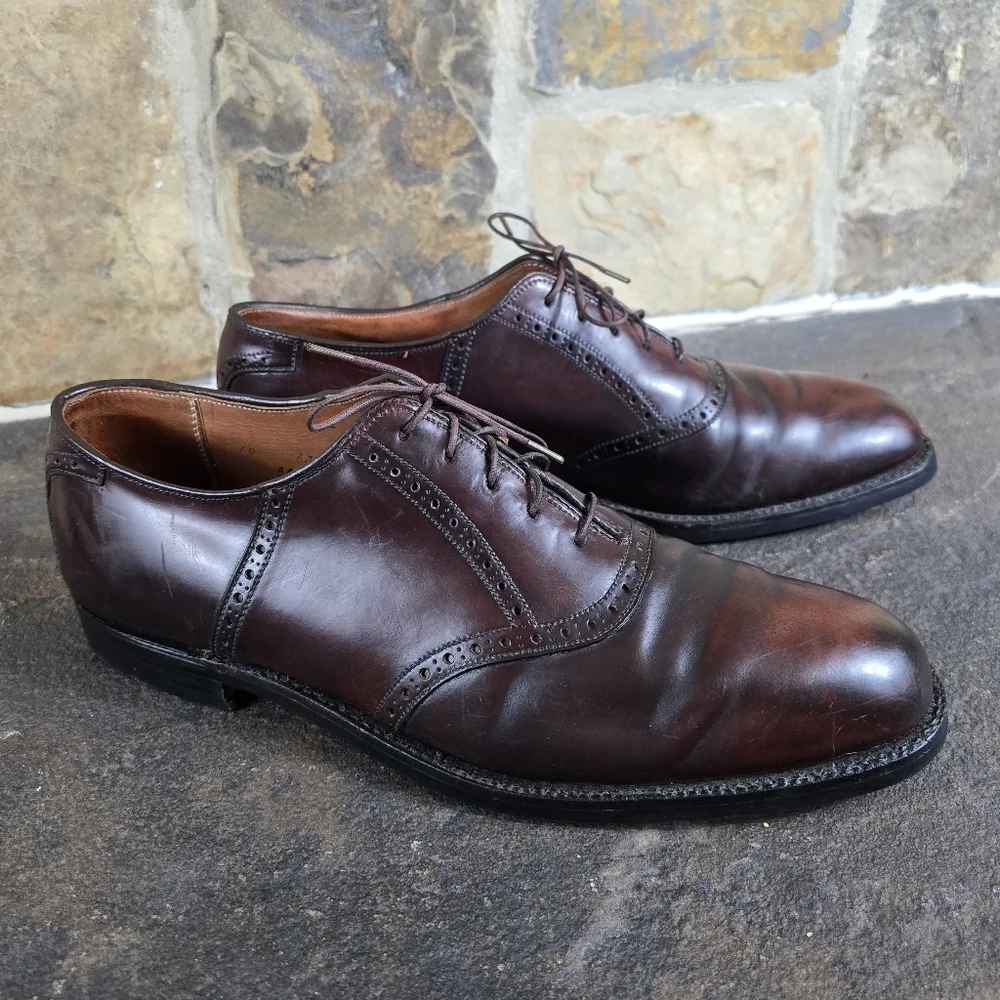 Alden Traditional Saddle Shoes 994 Shell Cordovan